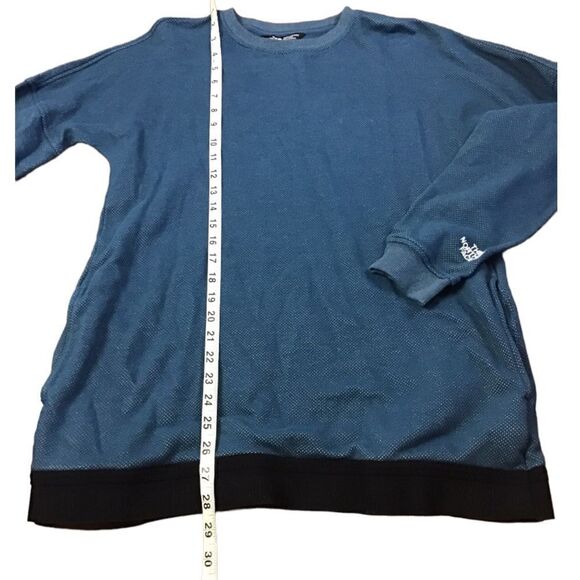 The North Face Blue Thermal Long Sleeve Sweatshirt Size Medium - Picture 6 of 11
